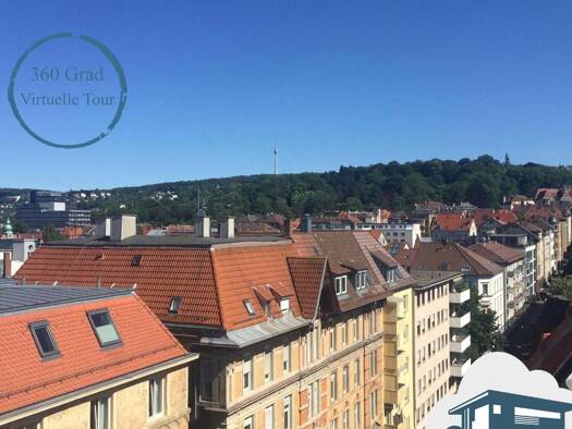 Wohnung zur Miete 1.390 € 2 Zimmer 77 m² Reuchlinstr. 31 West Stuttgart 70176
