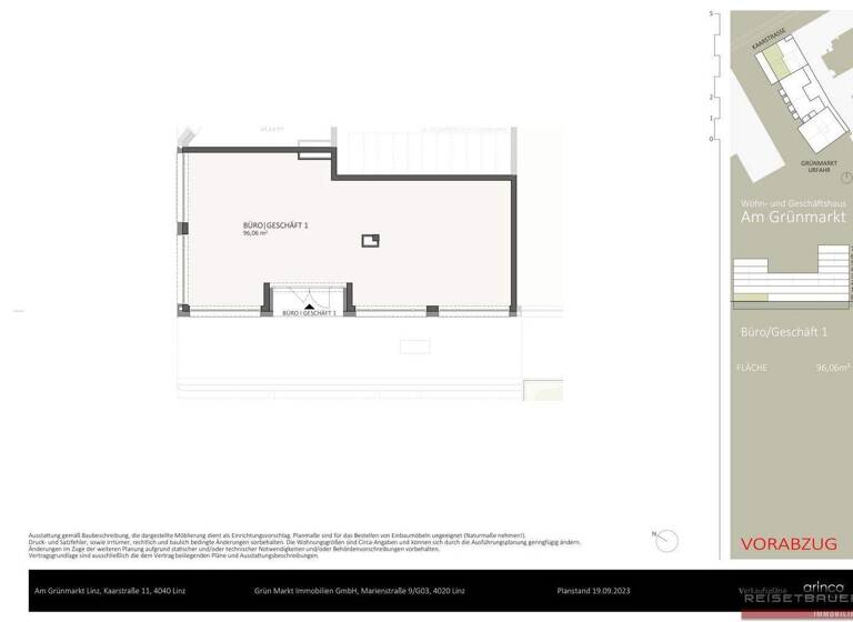 Büro zum Kauf - Erstbezug 456.285 € Kaarstraße 11 und 13 Urfahr Linz 4040
