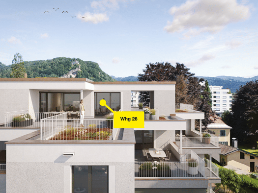 Penthouse zum Kauf - Erstbezug 2.445.000 € 4 Zimmer 200 m² Riedergasse 51 Bregenz 6900