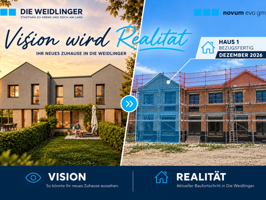 Reihenendhaus zum Kauf - Erstbezug provisionsfrei 439.000 € 4 Zimmer 119 m² 325 m² Grundstück frei ab 18.12.2026 Gedersdorf 3494