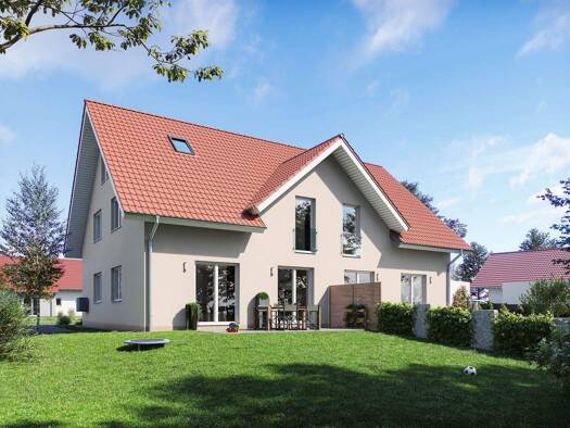 Doppelhaushälfte zum Kauf provisionsfrei 734.000 € 6 Zimmer 173 m² 368 m² Grundstück frei ab sofort Mundraching Vilgertshofen 86946