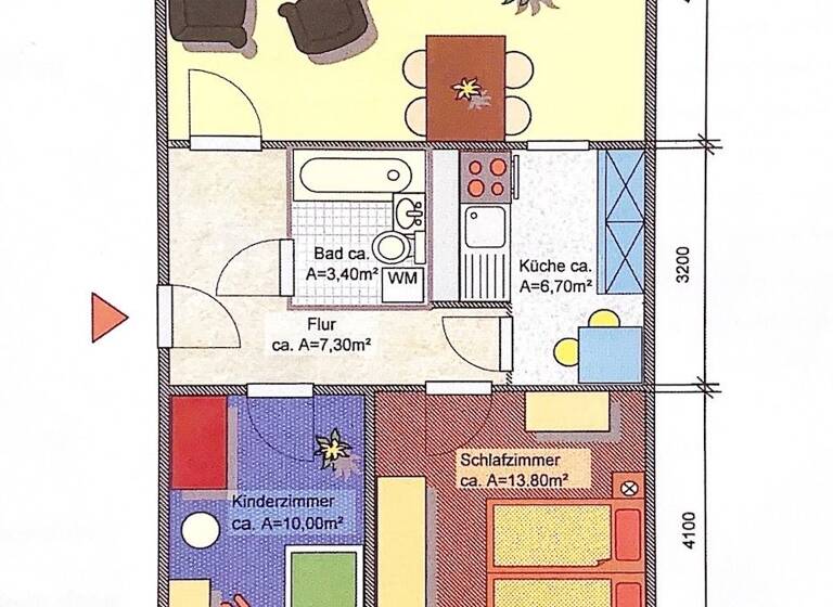 Wohnung zum Kauf 43.602 € 3 Zimmer 67,1 m² 1. Geschoss Heinrich-Mauersberger-Ring 15a Limbach-Oberfrohna 09212