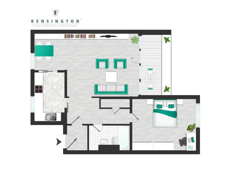 Wohnung zum Kauf 210.000 € 2 Zimmer 67 m² 4. Geschoss Gartenstadt Vahr Bremen 28329