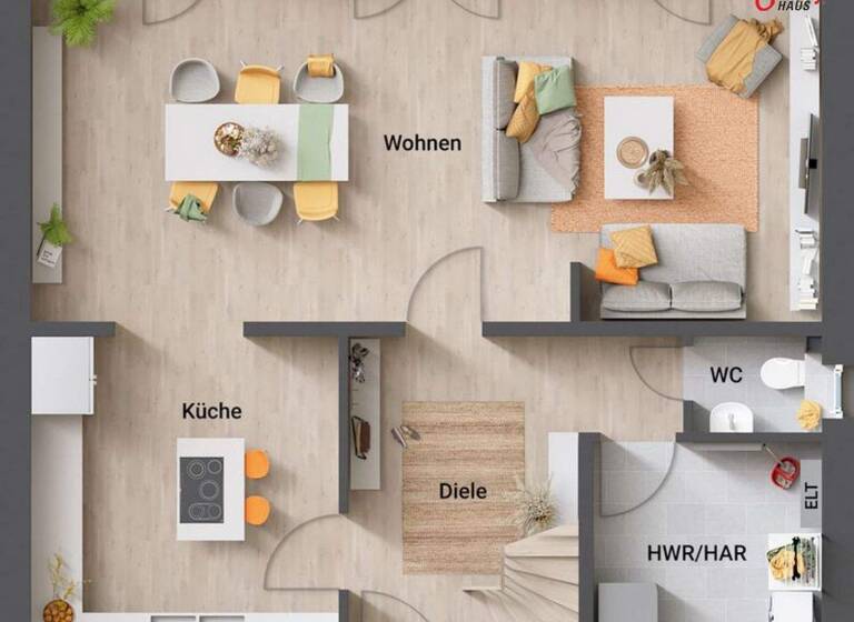 Einfamilienhaus zum Kauf provisionsfrei 371.285 € 4 Zimmer 134,1 m² 761 m² Grundstück Leck 25917