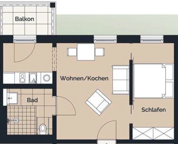 Wohnung zum Kauf 150.000 € 2 Zimmer 43,4 m²<br/>Wohnfläche 1.<br/>Geschoss Pirna Pirna 01796