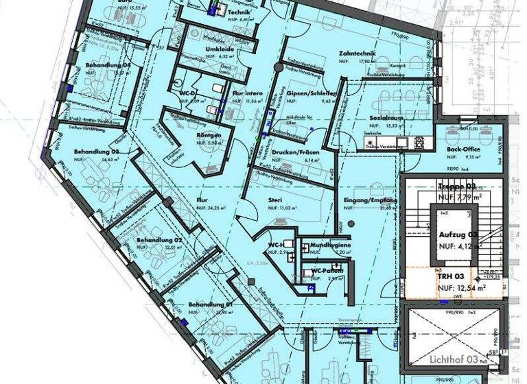 Bürofläche zur Miete 5.000 € 304 m² Bürofläche Sanderau Würzburg 97072