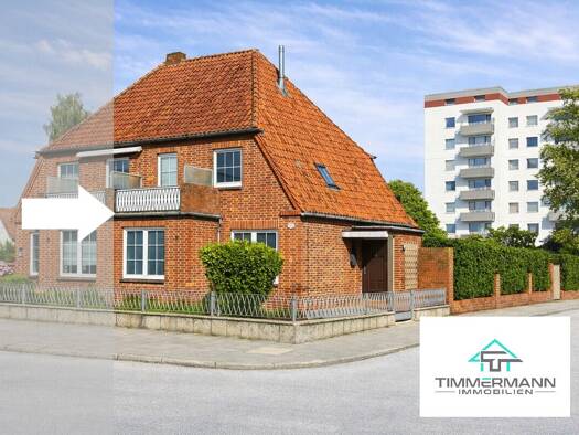 Doppelhaushälfte zum Kauf 299.000 € 4 Zimmer 100 m² 437 m² Grundstück Friedhofsallee 36 St. Lorenz Nord Lübeck 23554