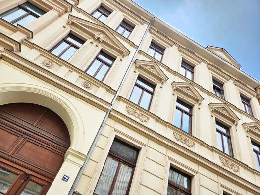 Wohnung zur Miete 430 € 2 Zimmer 48 m² 4. Geschoss frei ab sofort August-Bebel-Straße 28 Innenstadt Halle (Saale) 06114