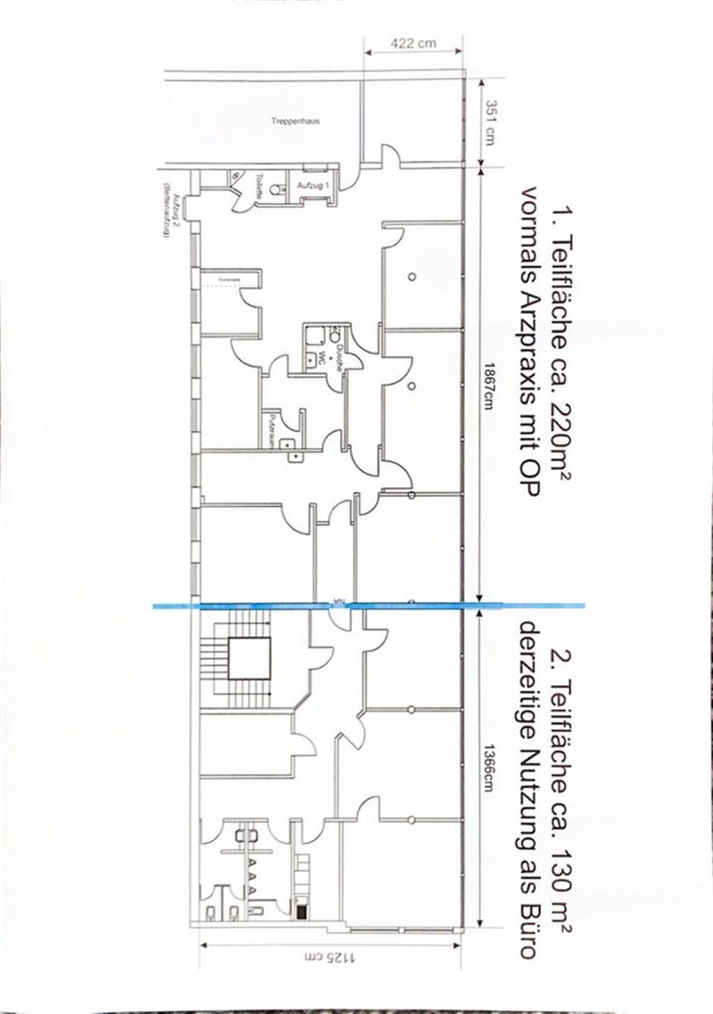 Medizinisches Gebäude zur Miete 220 m²<br/>Bürofläche ab 200 m²<br/>Teilbarkeit Innenstadt Coburg 96450