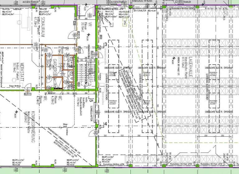 Lagerhalle zur Miete 8,90 € 617 m² Lagerfläche teilbar ab 950 m² Wien 1210