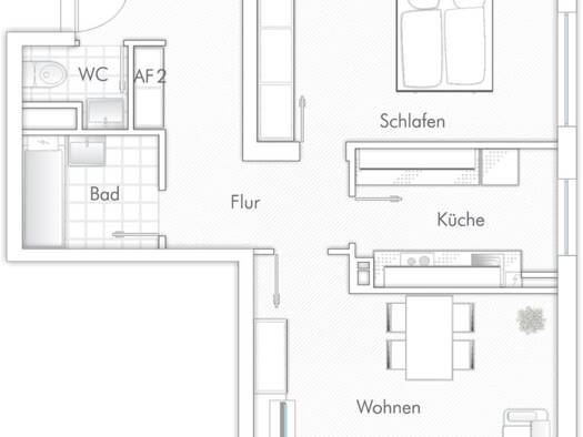 Wohnung zur Miete 912 € 3 Zimmer 76 m² Geschoss 6/8 frei ab sofort Christian-Stock-Straße Neu-Isenburg Neu-Isenburg 63263
