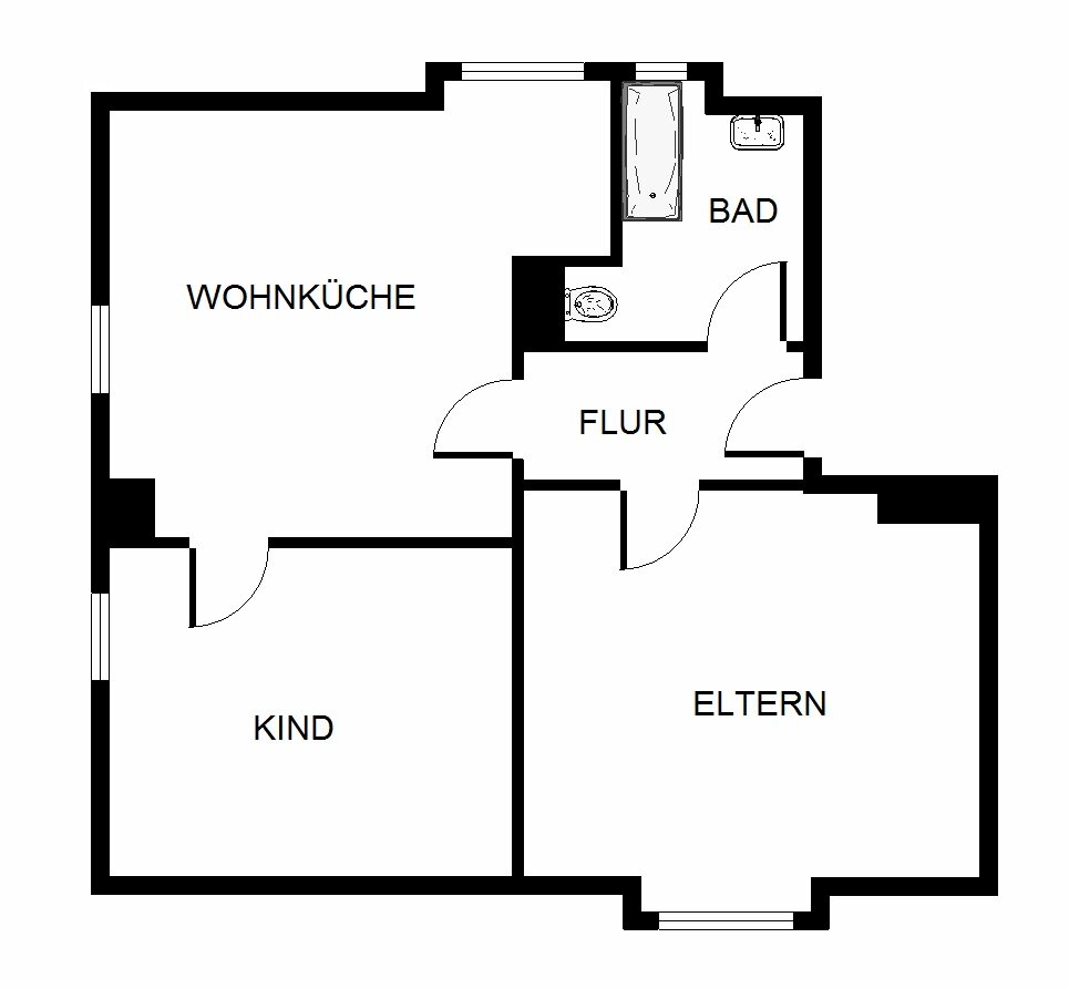 Wohnung zur Miete 299 € 2 Zimmer 49 m²<br/>Wohnfläche 2.<br/>Geschoss 20.01.2025<br/>Verfügbarkeit Bülsestraße 84 Scholven Gelsenkirchen 45896