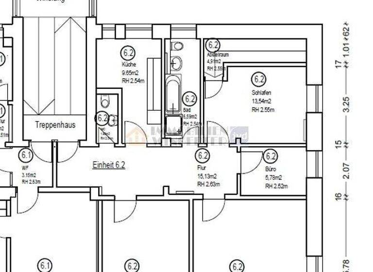 Wohnung zum Kauf 435.000 € 4 Zimmer 105 m² Kasernenviertel Regensburg 93053