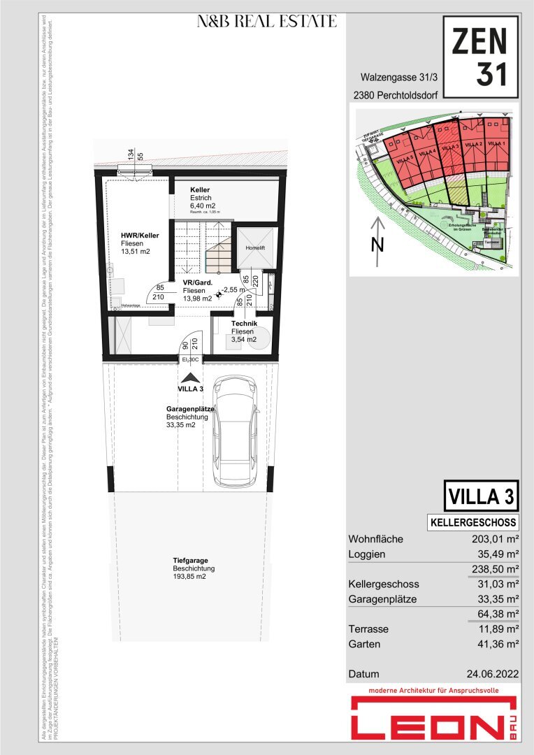 Villa zum Kauf 2.200.000 € 5 Zimmer 238,5 m²<br/>Wohnfläche 164,3 m²<br/>Grundstück Perchtoldsdorf 2380