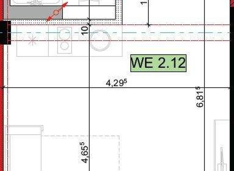 Studio zur Miete 420 € 1 Zimmer 28 m² frei ab 01.04.2026 Sulzbachstraße 24 - 26 St Johann Saarbrücken 66111