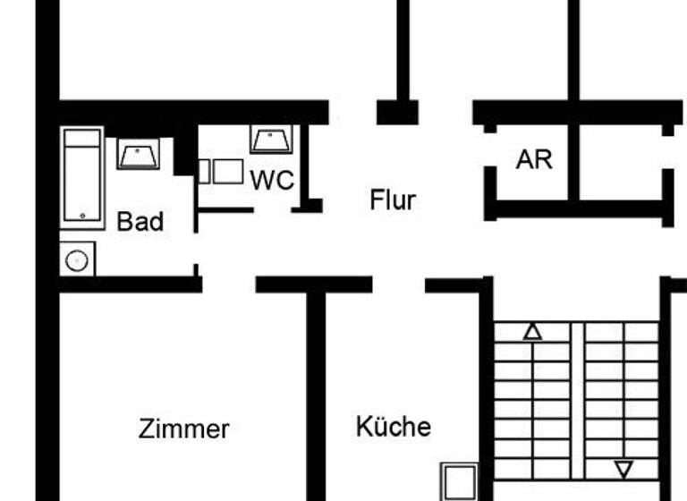 Wohnung zur Miete 599 € 3 Zimmer 79,5 m² 1. Geschoss Emmericher Straße 199 Obermeiderich Duisburg 47138