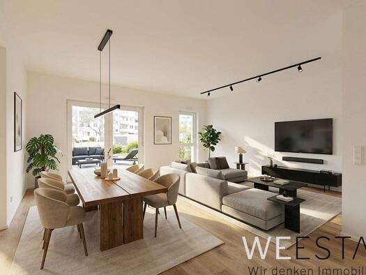 Wohnung zur Miete - Erstbezug 2.150 € 4 Zimmer 132,6 m² EG Eller Düsseldorf 40229