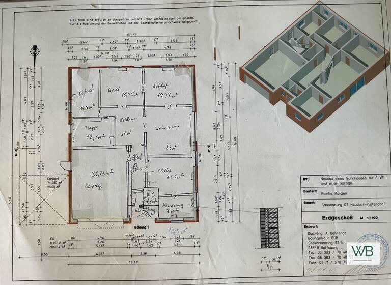 Mehrfamilienhaus zum Kauf 699.000 € 8 Zimmer 310 m² 1.001 m² Grundstück Neudorf-Platendorf Sassenburg / Neudorf-Platendorf 38524