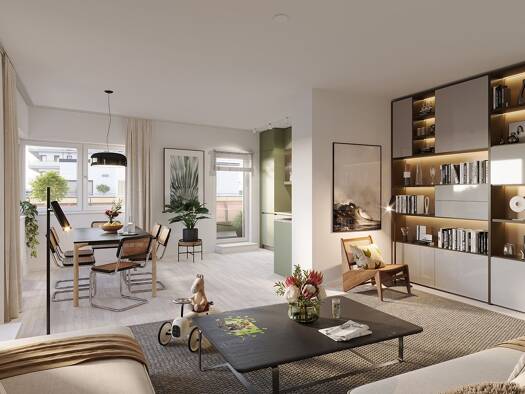 Wohnung zum Kauf - Neubau 596.000 € 4 Zimmer 104,2 m² 5. Geschoss Dösner Weg 6 Zentrum-Südost Leipzig 04103