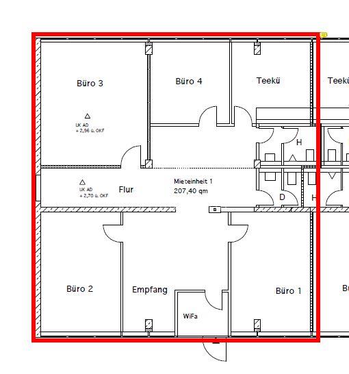 Bürogebäude zur Miete provisionsfrei 10 € 207 m²<br/>Bürofläche Schafhof Nürnberg 90411