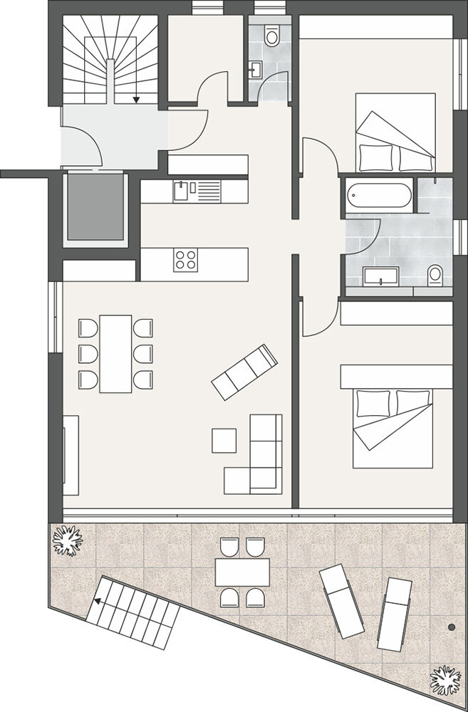 Wohnung zum Kauf 802.000 € 3 Zimmer 115 m²<br/>Wohnfläche Überlingen Überlingen 88662