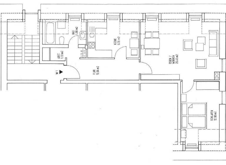 Wohnung zur Miete 350 € 2 Zimmer 64 m² 2. Geschoss frei ab sofort Tannenbergsthal Muldenhammer 08262