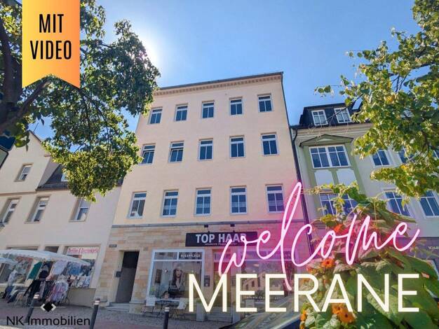 Wohnung zur Miete 400 € 3 Zimmer 85 m² 3. Geschoss Marienstr. 30 Meerane 08393