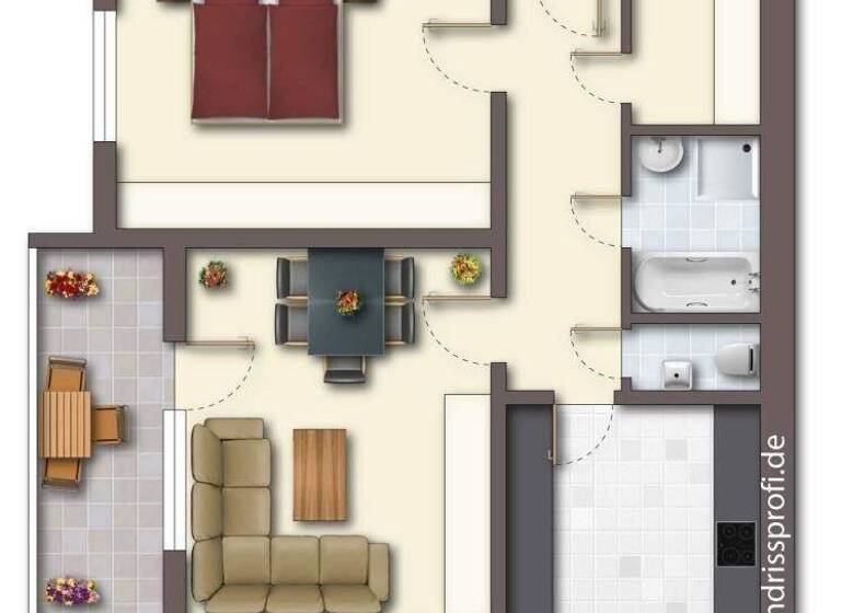 Wohnung zur Miete 809 € 2,5 Zimmer 75 m² Krems an der Donau 3500