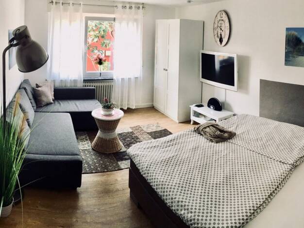 Studio zur Miete Wohnen auf Zeit 1.450 € 1 Zimmer 40 m² frei ab sofort Mühlburg Karlsruhe 76185