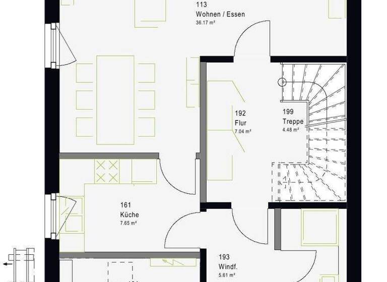Doppelhaushälfte zum Kauf 393.689 € 4 Zimmer 139 m² 350 m² Grundstück Wolfenhausen Neustetten 72149