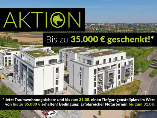 Wohnung zum Kauf - Neubau provisionsfrei 629.900 € 3 Zimmer 105,2 m² Wolfartsweier Karlsruhe / Wolfartsweier 76228