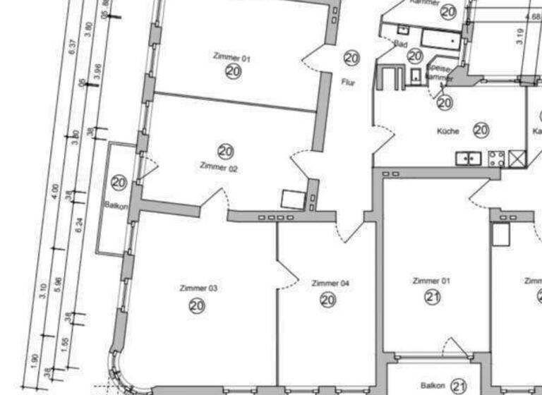 Wohnung zum Kauf 532.337 € 4 Zimmer 133,8 m² 2. Geschoss Weißensee Berlin 13088