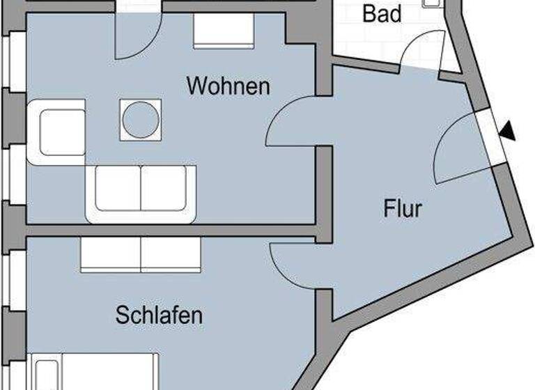 Wohnung zur Miete 453 € 2 Zimmer 53 m² 2. Geschoss frei ab 11.04.2026 Franz-Flemming-Str. 76 Leutzsch Leipzig 04179