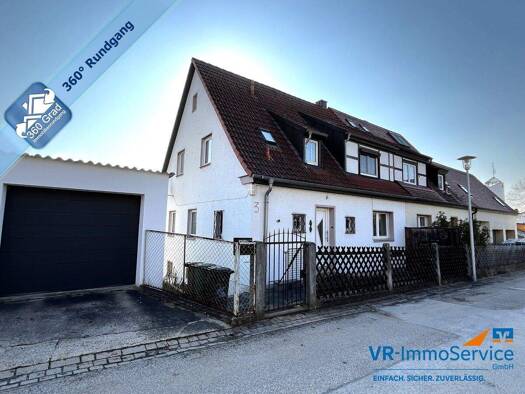 Doppelhaushälfte zum Kauf 255.000 € 5,5 Zimmer 128 m² 583 m² Grundstück Eyb Ansbach 91522