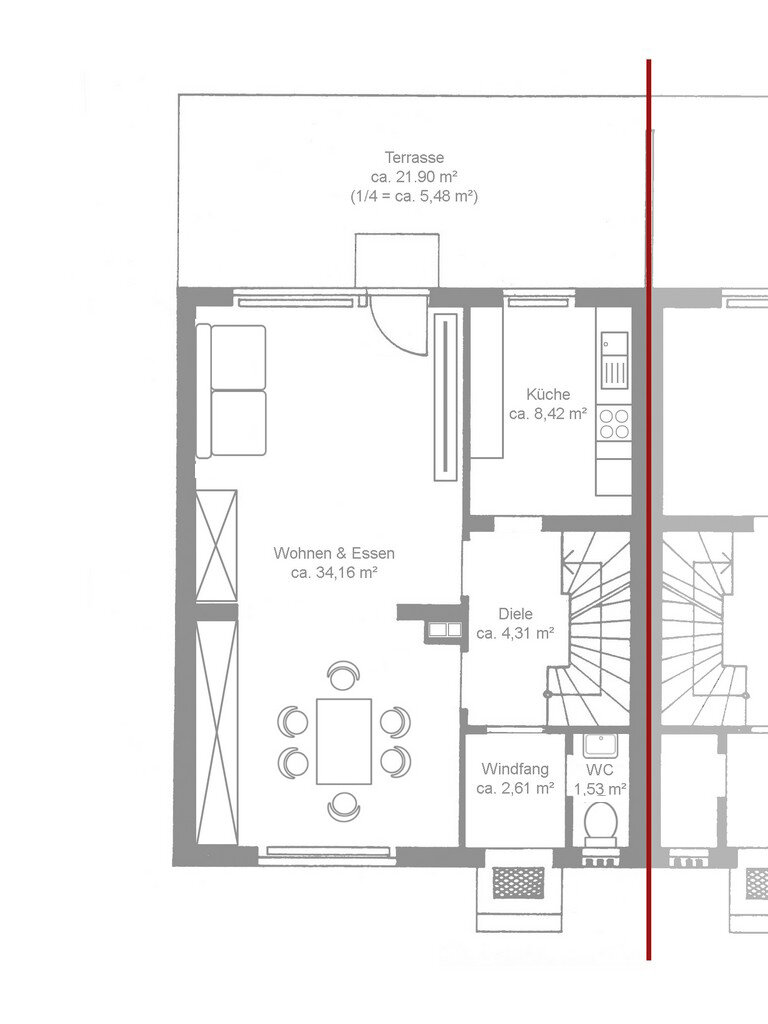 Reihenendhaus zum Kauf 790.000 € 5 Zimmer 107,6 m²<br/>Wohnfläche 382,6 m²<br/>Grundstück Unterhaching 82008