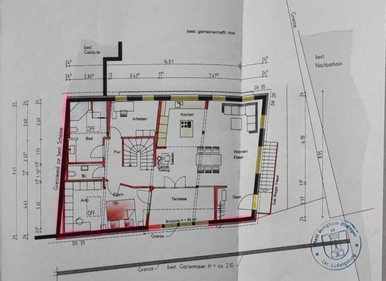 Maisonette zum Kauf 420.000 € 5 Zimmer 135 m² 2. Geschoss Großingersheim Ingersheim , Württemberg 74379