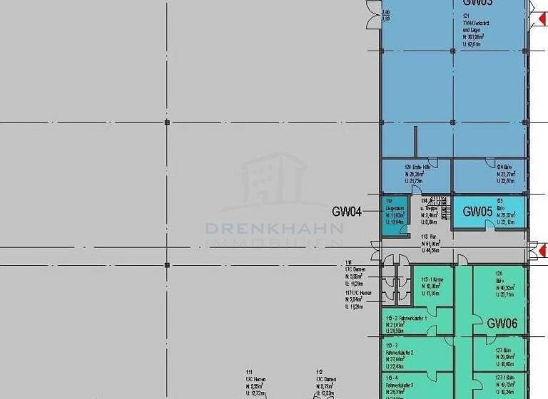 Büro zur Miete 3,50 € 2.187 m² Bürofläche Ziesendorf 18059