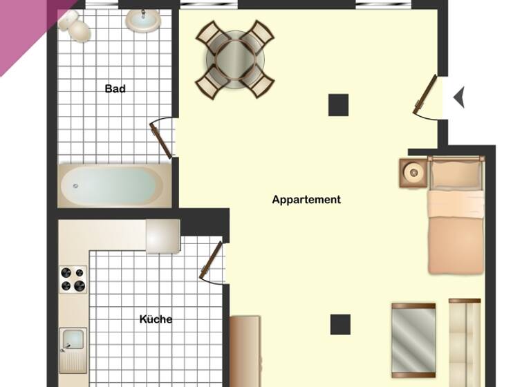 Wohnung zum Kauf 165.000 € 2 Zimmer 60 m²<br/>Wohnfläche Dachgeschoss, 5.<br/>Geschoss Kaufbeuren Kaufbeuren 87600