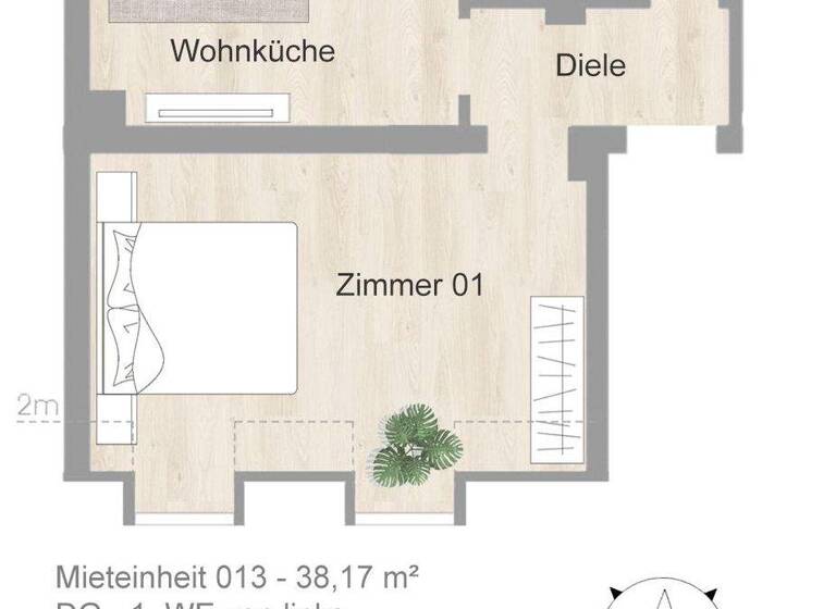 Wohnung zur Miete 405 € 2 Zimmer 38,2 m² 3. Geschoss frei ab 01.04.2026 Leimgardtsfeld 27 Borbeck-Mitte Essen 45355