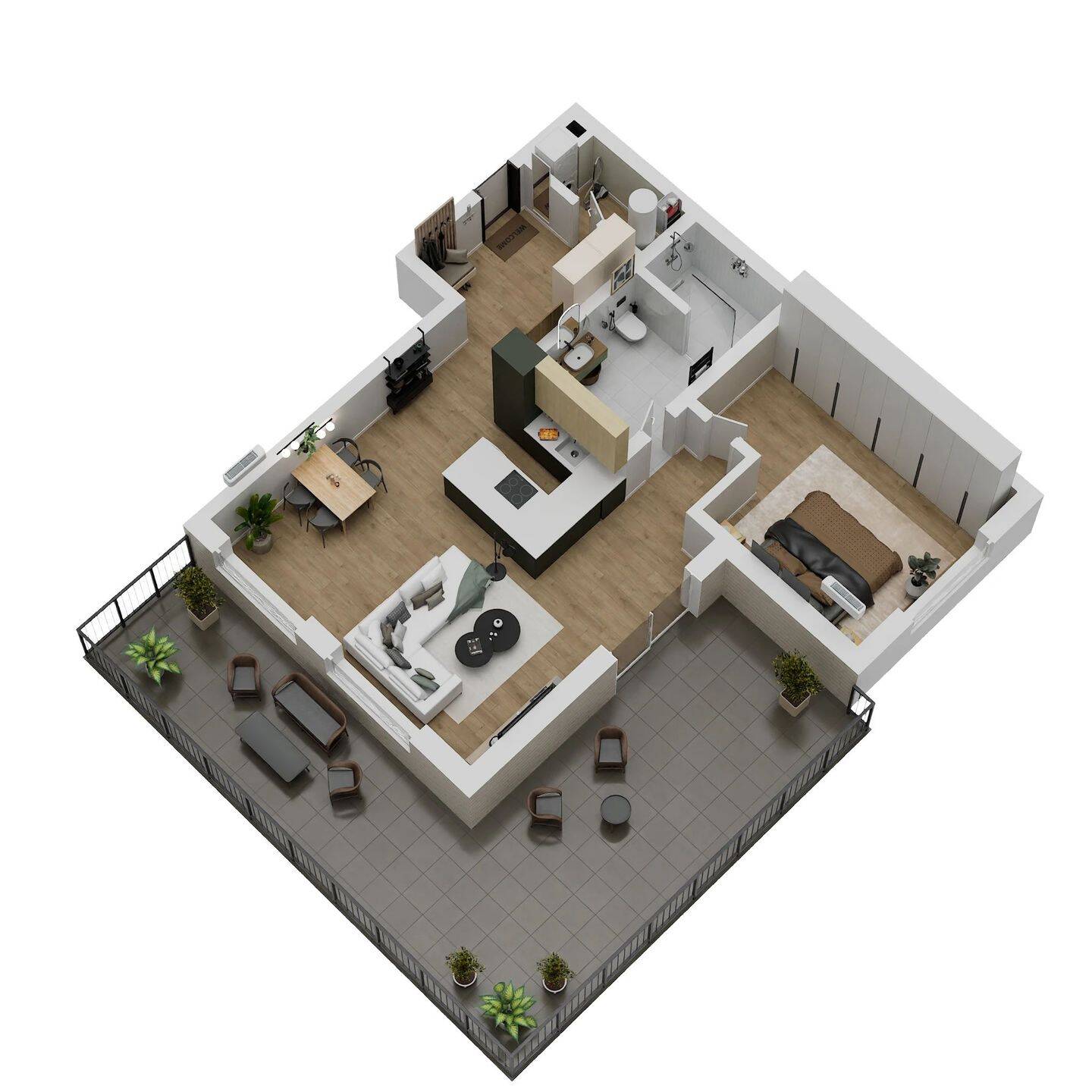 Immobilie in Hermersberg - Moderne Neubau-Wohnung mit geräumiger Terrasse in Hermersberg - Bild 2