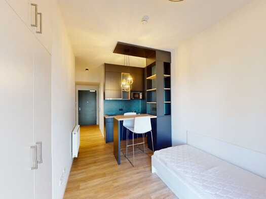 Wohnung zur Miete 692 € 1 Zimmer 21,6 m² EG Lyoner Straße Schwanheim Frankfurt am Main 60528