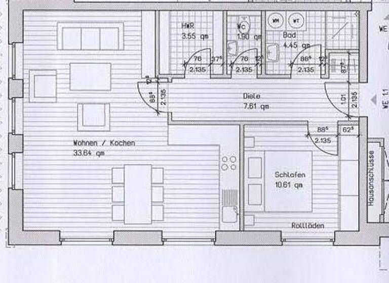 Wohnung zum Kauf 199.000 € 2 Zimmer 62 m² Aschendorf Papenburg 26871