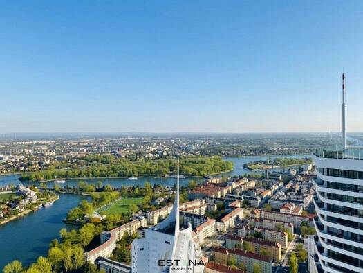 Wohnung zur Miete - Erstbezug 1.323 € 2 Zimmer 49,2 m² 45. Geschoss frei ab 01.11.2026 Donau-City-Straße Wien 1220