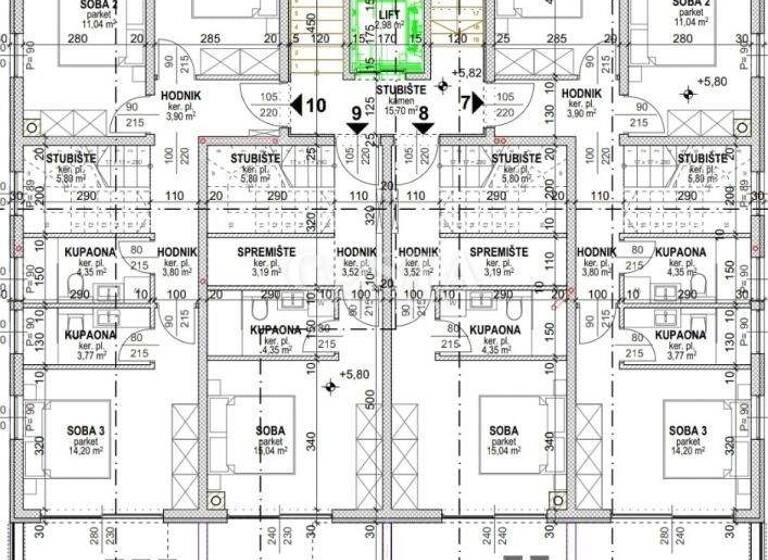 Wohnung zum Kauf 321.000 € 2 Zimmer 2. Geschoss Povljana 23249