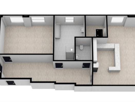 Wohnung zur Miete 1.550 € 3 Zimmer 88 m² Geschoss -1/5 frei ab sofort Lichtenberg Berlin 10367