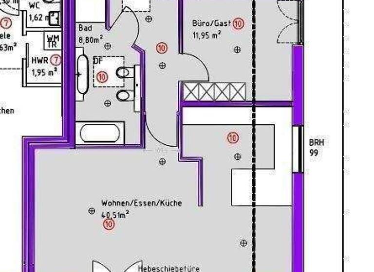 Penthouse zur Miete 2.900 € 3 Zimmer 106 m² 2. Geschoss frei ab sofort Krankenhausberg 2 Mühldorf Mühldorf a.Inn 84453