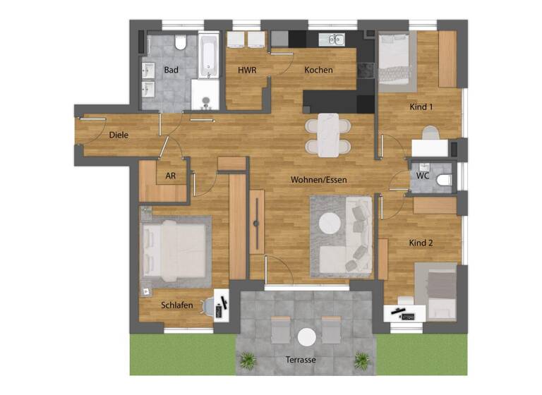 Wohnung zum Kauf provisionsfrei 588.000 € 4 Zimmer 111 m² Tettnang 88069