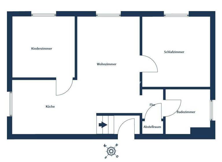 Wohnung zum Kauf 65.000 € 3 Zimmer 54 m² 1. Geschoss Gevelsberg 58285
