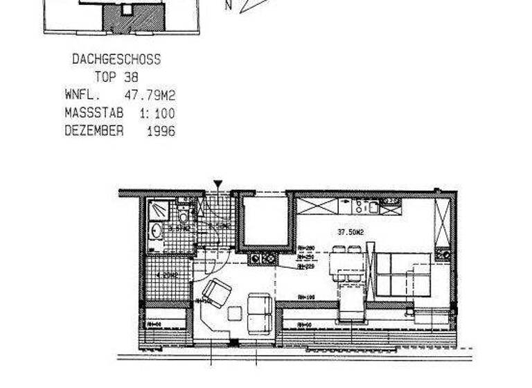 Studio zur Miete 544 € 1 Zimmer 47,8 m² Steckhovengasse 23 Wien 1130