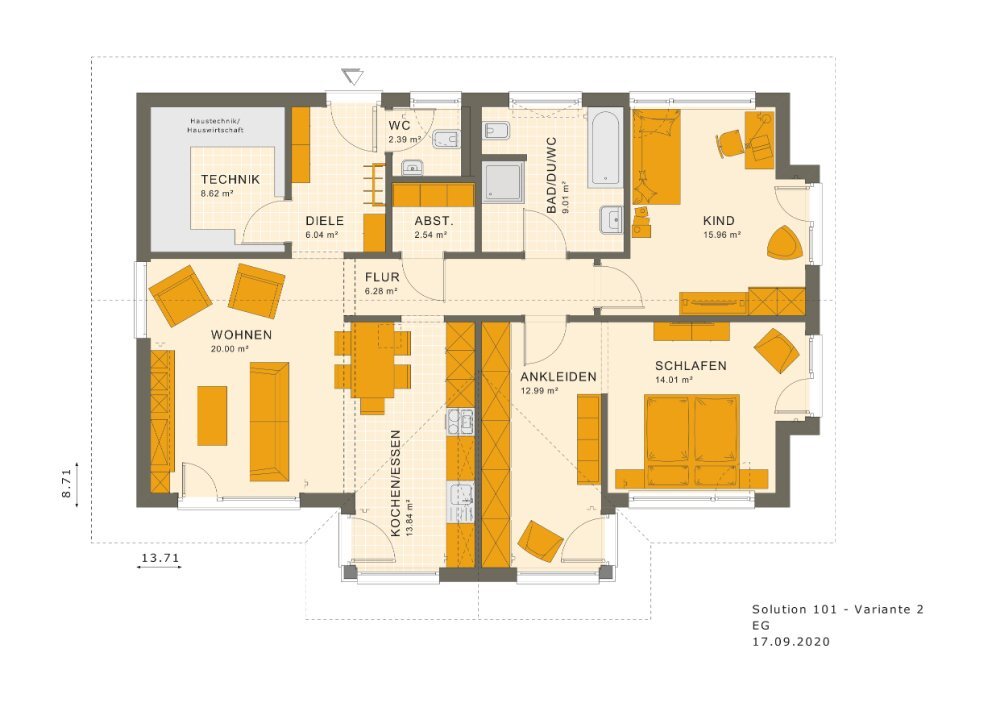 Bungalow zum Kauf provisionsfrei 378.000 € 4 Zimmer 101 m²<br/>Wohnfläche Ramsel Lingen (Ems) 49811